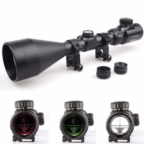 Nikula 3-9x56eg Tüfek Dürbünü Çift Işık Kırmızı ve Yeşil Kaynaklı Zoomlu - Hassas Atışlar İçin Güçlü Optik Performans