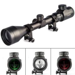 Nikula 3-9x50 Zoomlu Keskin Nişancı Dürbünü Çift Işık Kırmızı ve Yeşil Kaynaklı - Hassas Atışlar İçin Güçlü Optik Performans