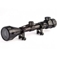 Nikula 3-9x50 Zoomlu Keskin Nişancı Dürbünü Çift Işık Kırmızı ve Yeşil Kaynaklı - Hassas Atışlar İçin Güçlü Optik Performans