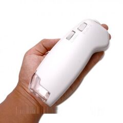 Nikula Işıklandırılmış Mini 100x Mikroskop MG10081-2 - Kompakt Tasarım ve Led Aydınlatmalı