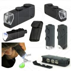 Nikula Mini 60x-100x Zoom Lens Odak Takı Led Cep Mikroskop Büyüteç - Ayarlanabilir Odak ve Yüksek Zoom