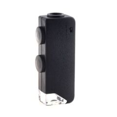 Nikula Mini 60x-100x Zoom Lens Odak Takı Led Cep Mikroskop Büyüteç - Ayarlanabilir Odak ve Yüksek Zoom