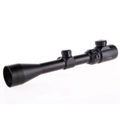 Nikula 3-9x40 Zoomlu Çift Işıklı Av Tüfeği Dürbünü Silah Montaj Kelepçeli