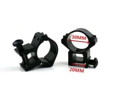 Nikula 30mm / 25.4mm Tüfek Dürbün Bağlama Aparatı