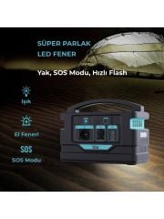 Bix PS300K 300000MAH 1110WH 1000W AC Priz 3*Usb-A 100W Type-C Giriş ve Çıkış Özellikli Hızlı Şarj Teknolojili Taşınabilir Şarj Cihazı Power Station Güç İstasyonu