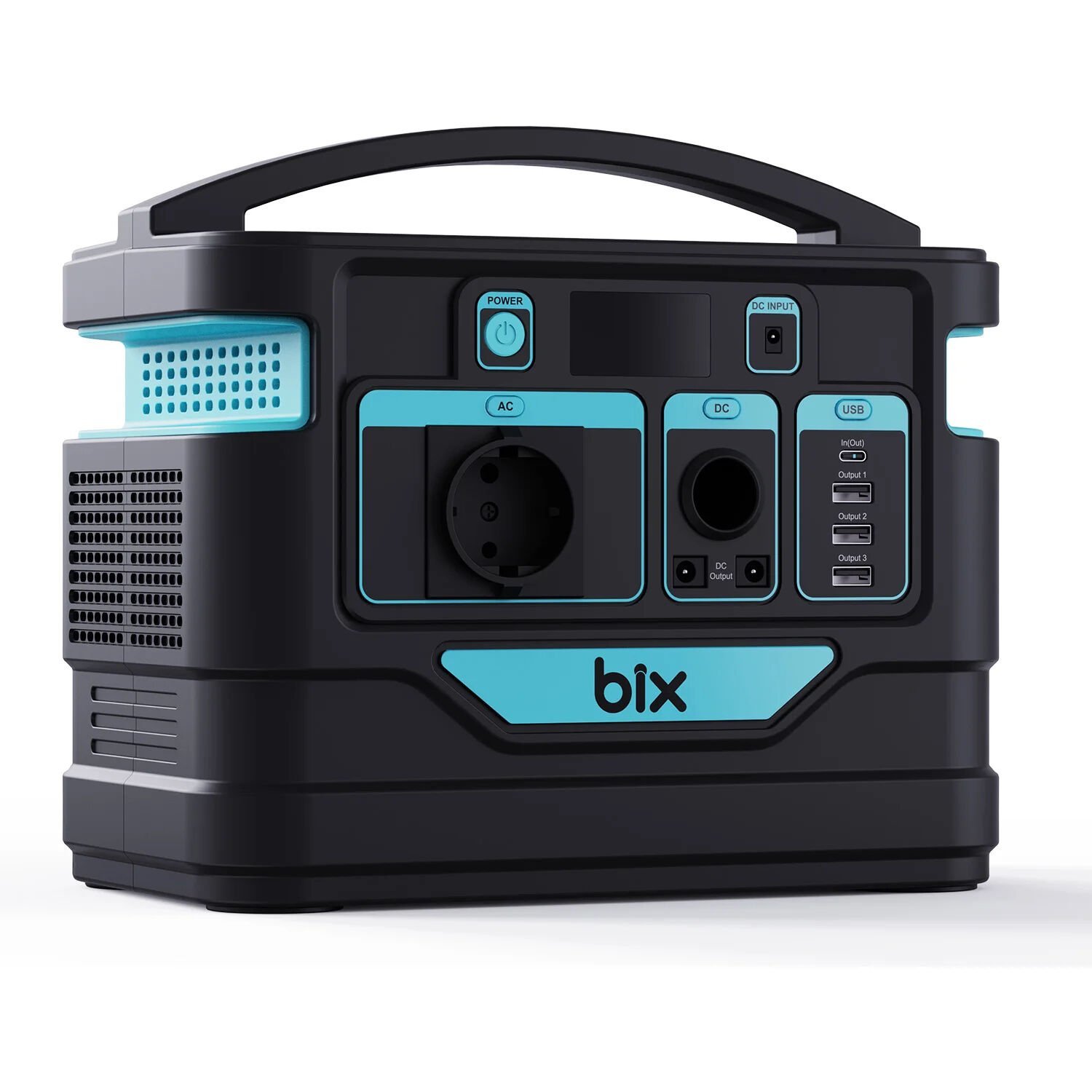 Bix PS140K 140000mAh 518Wh 500W AC Priz, 3*USB-A Taşınabilir Şarj Cihazı, SOS Destekli Led Işık, Kamp için ideal Power Station Güç İstasyonu