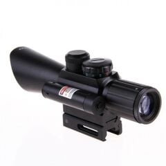 Nikula 4x30 Tüfek Dürbünü Çift Işıklı Lazerli M7