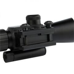Nikula 4x30 Tüfek Dürbünü Çift Işıklı Lazerli M7