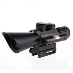 Nikula 4x30 Tüfek Dürbünü Çift Işıklı Lazerli M7