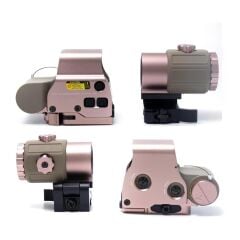 Nikula 558-G43 XPS2 Hedef İşaretleyici Red Dot - Holografik Nişangâh, 5x Büyütmeli Set Çöl Rengi