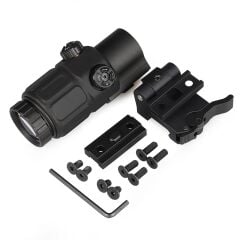 Nikula Magnifier 5x Yakınlaştırmalı Dürbün - 22mm Ray Uyumlu, Katlanır Yaylı Ayaklı