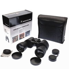 Nikula 7x50 - Geniş ön Mercekli Profesyonel El Dürbünü - 1000m/56m - Siyah V4