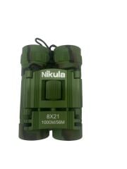 Nikula 8x21 Dürbün Kamuflaj  Av Dürbünü 56m/1000m Kauçuk Kaplama